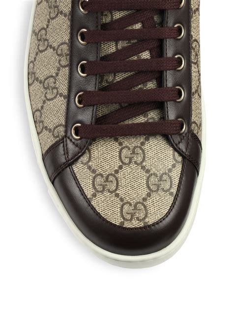 gucci gg canvas sneakers.